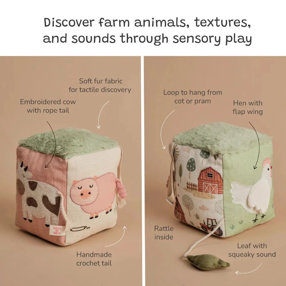 Busy Cube - Cow, Hen, Pig