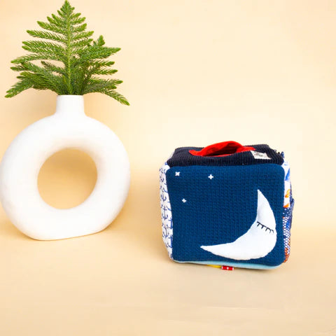 Blue Nautical Activity Cube