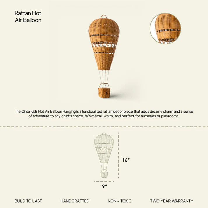 Rattan Hot Air Balloon