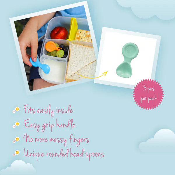 Mini Spoon Set of 3 Pastel