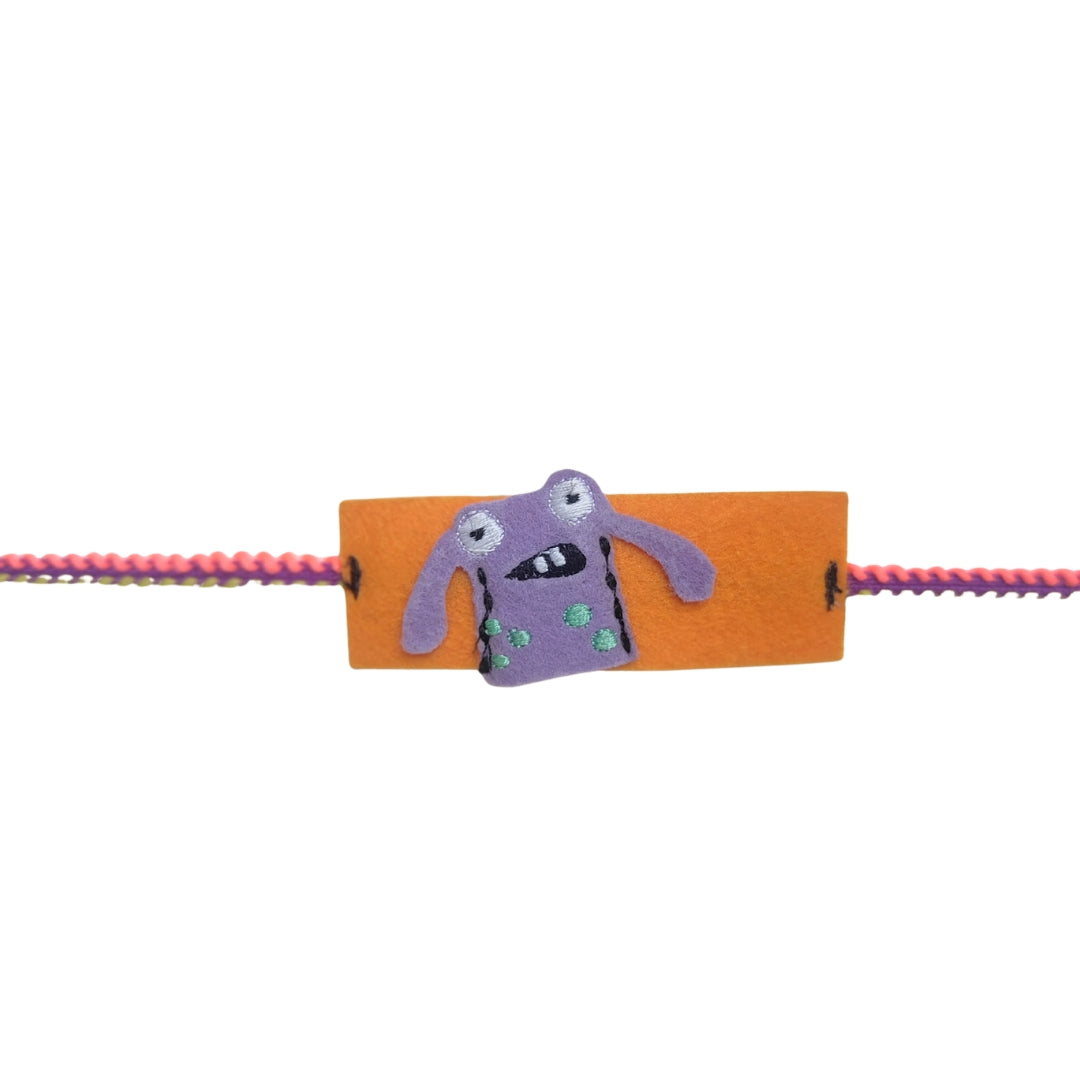 Orange Monster-Rakhi
