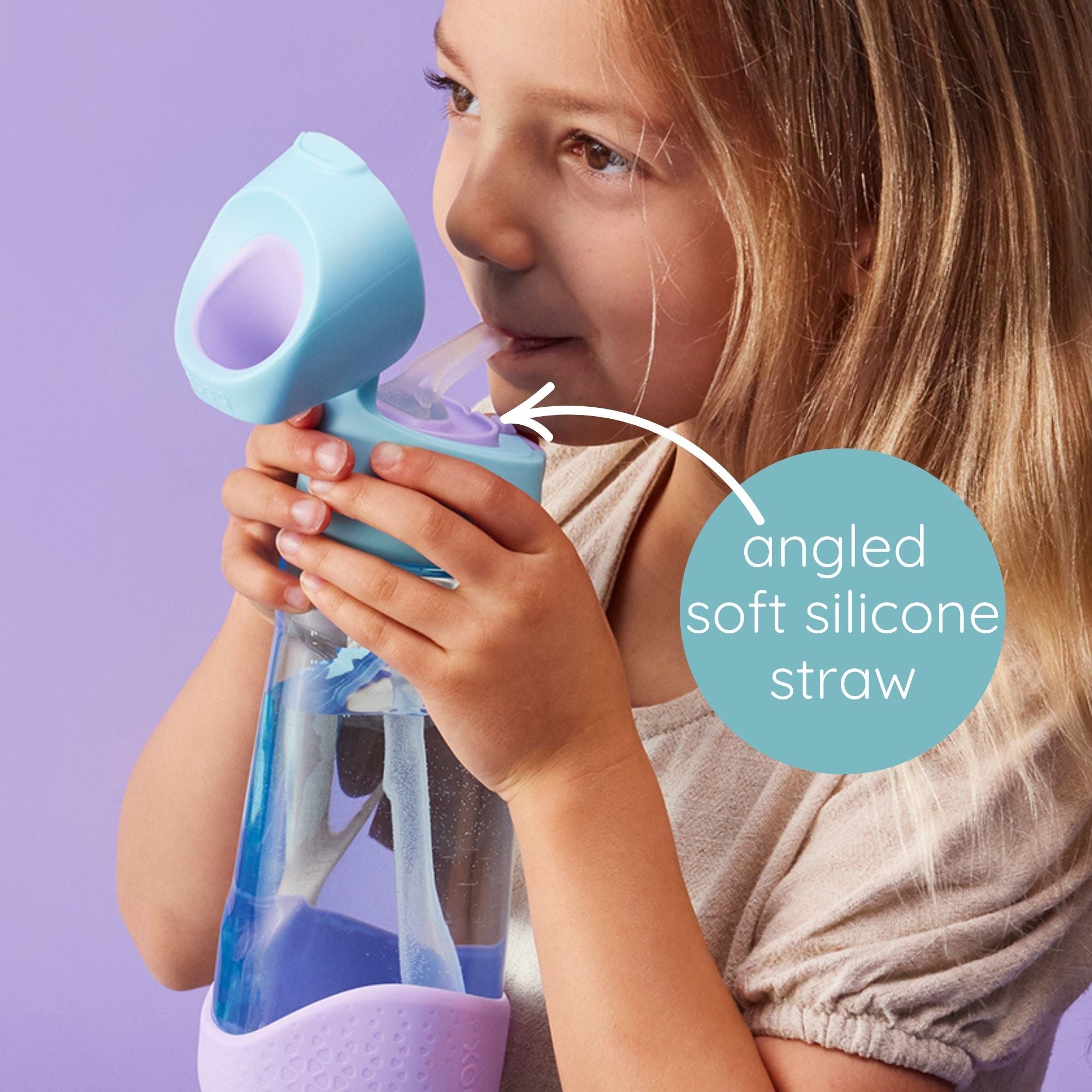 Frozen - Tritan straw Drink Bottle 600ml