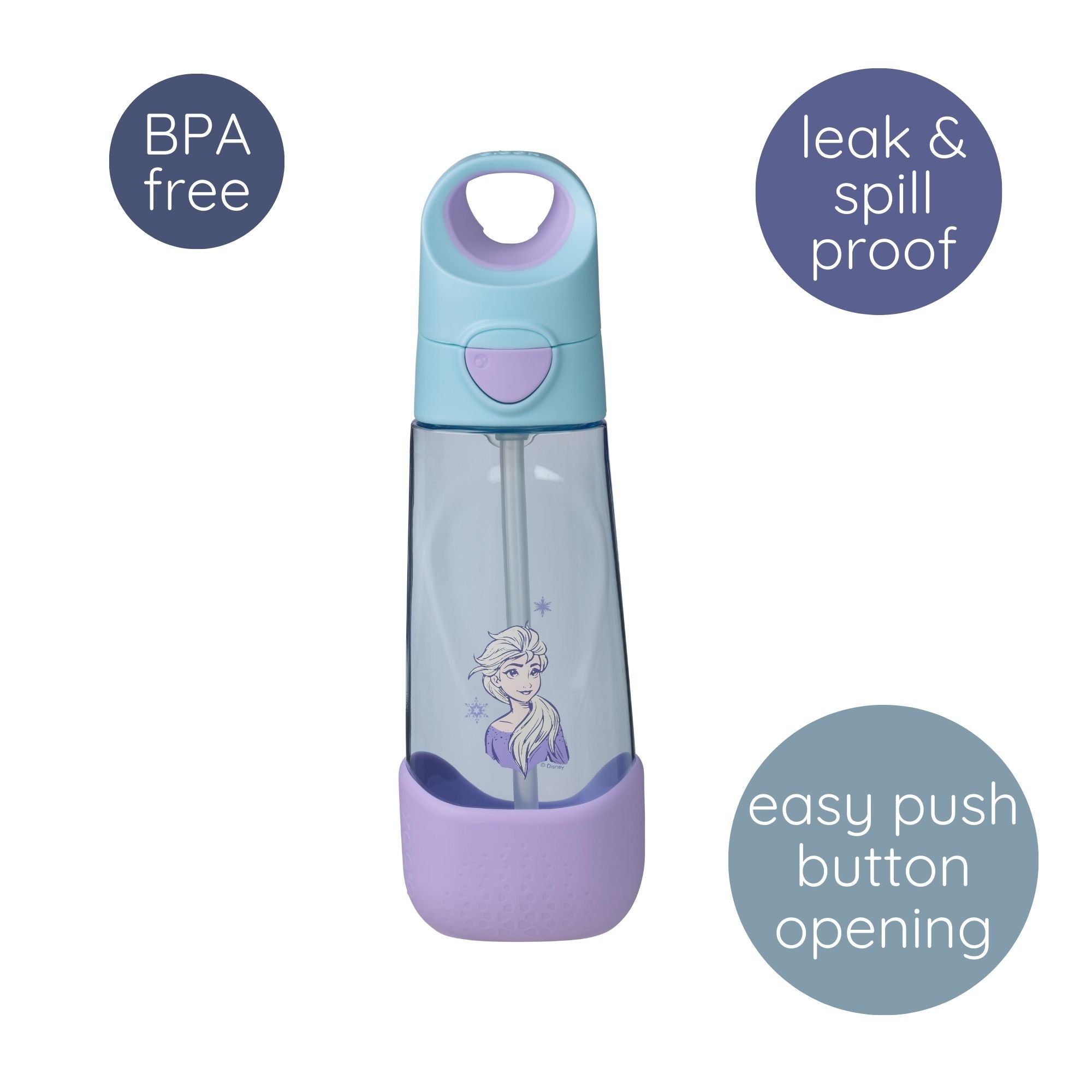 Frozen - Tritan straw Drink Bottle 600ml