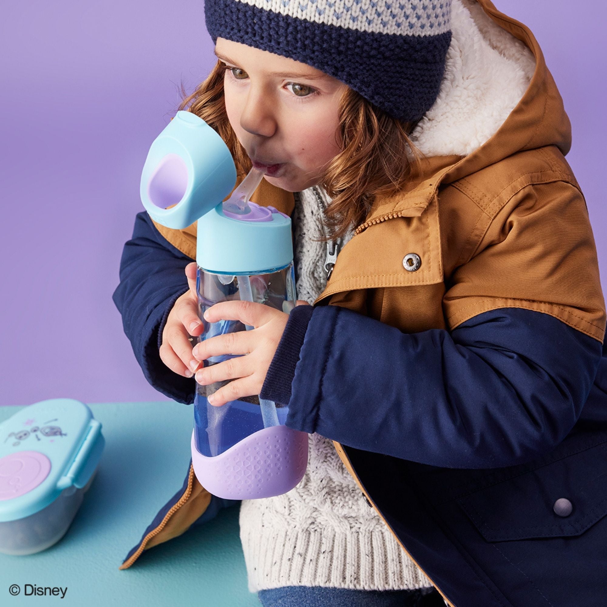 Frozen - Tritan straw Drink Bottle 600ml
