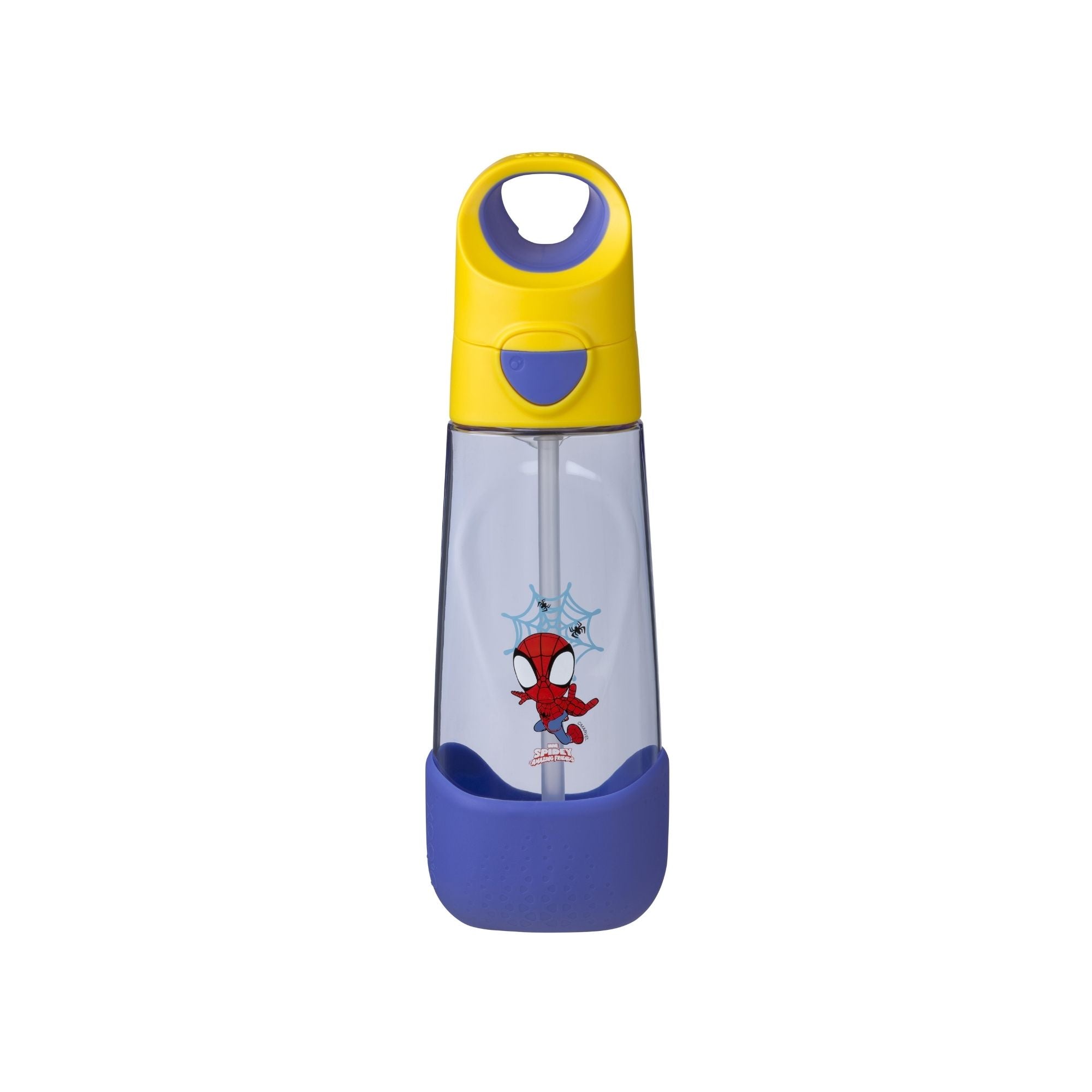 Tritan straw Drink Bottle 600ml - Spidey