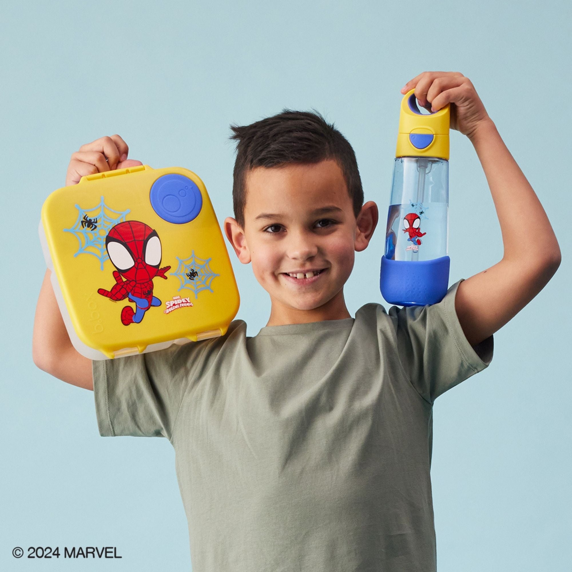 Spidey - Tritan straw Drink Bottle 600ml