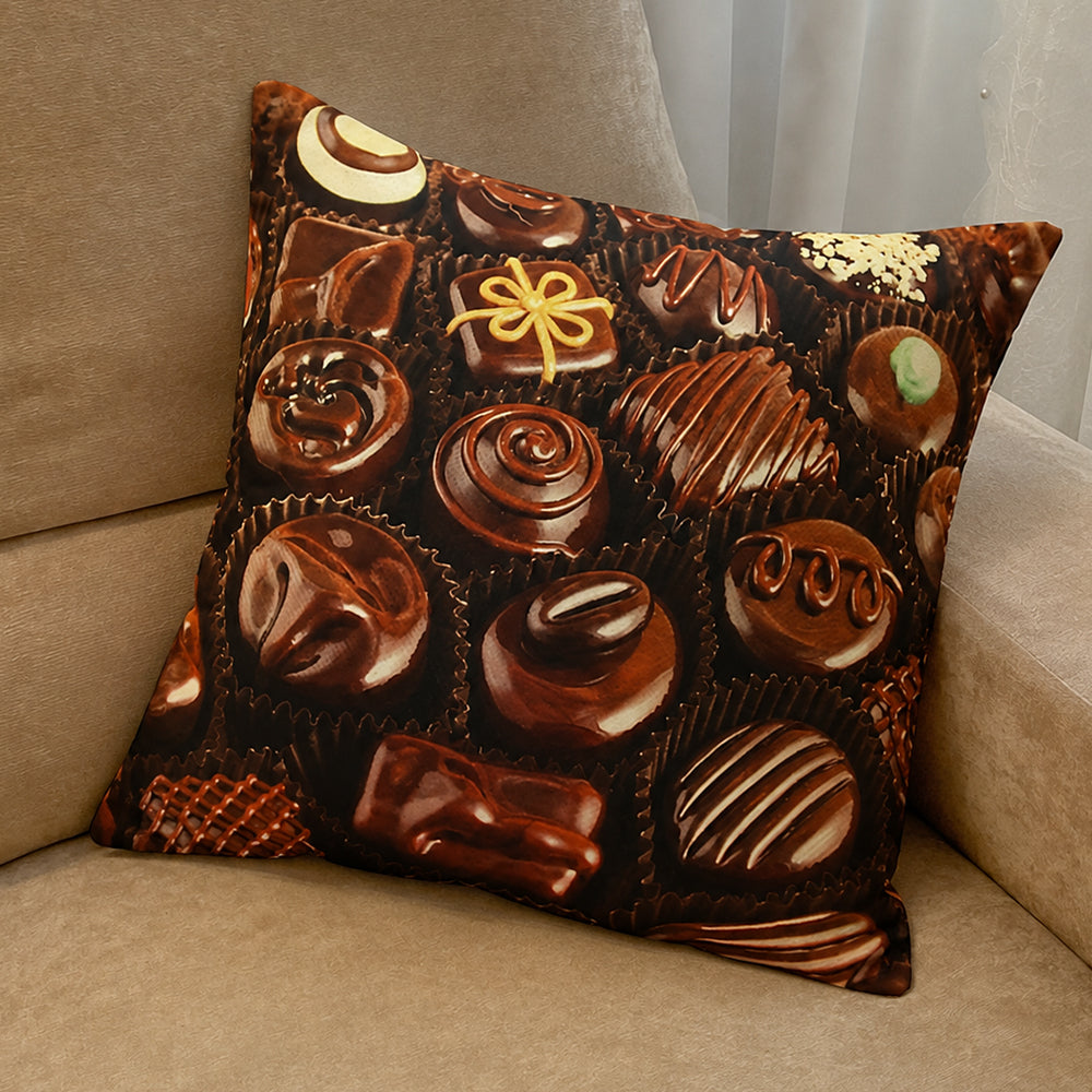 Chocolicious Chocolate Cushion