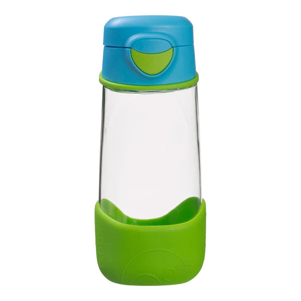 Tritan Sport Spout Drink Bottle 450ml Blue