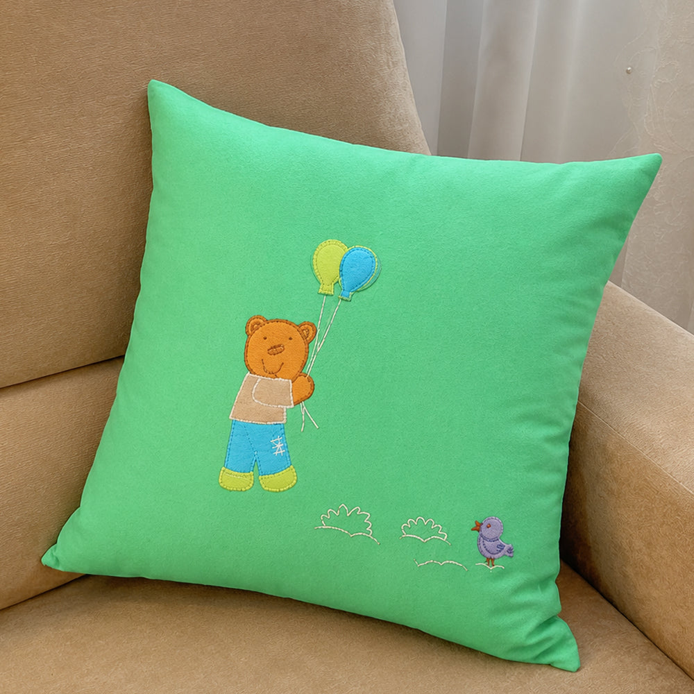 TEDDY BEAR PICNIC-BALLOON CUSHION