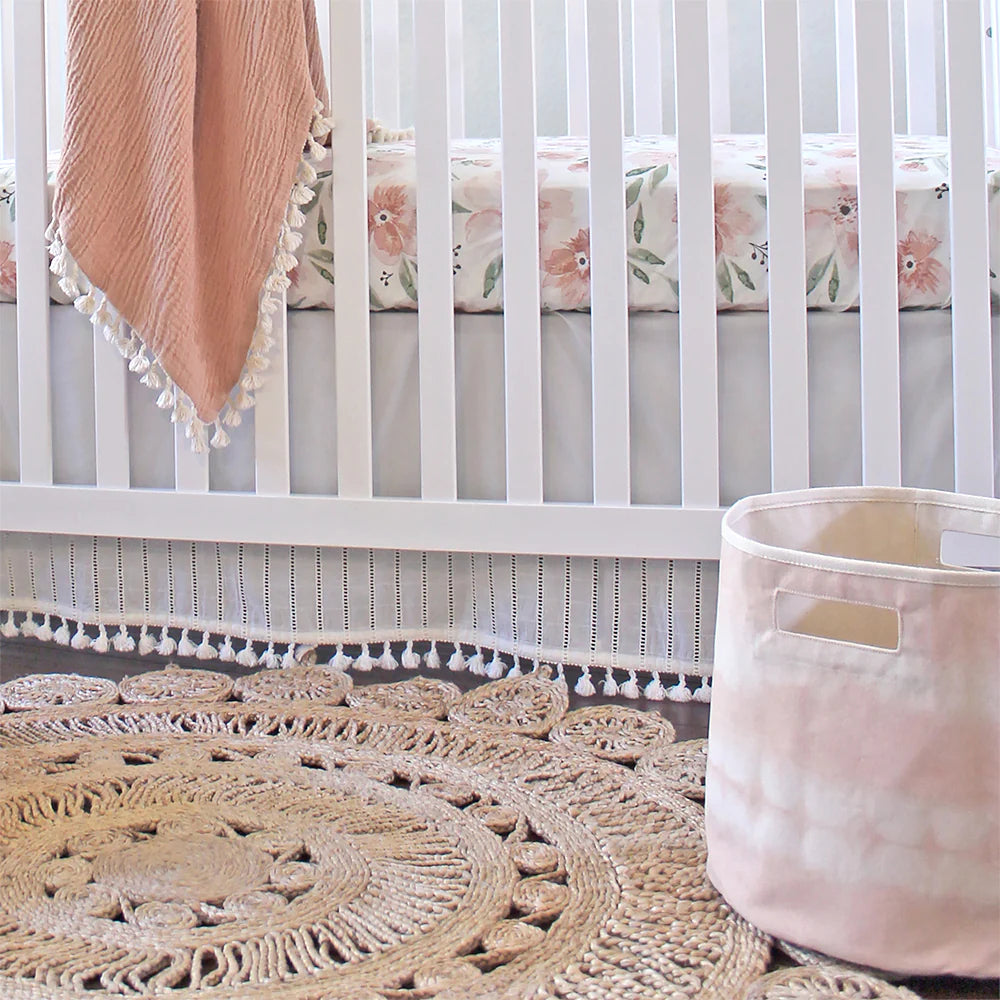 Parker Crib Fitted Sheet – Floral