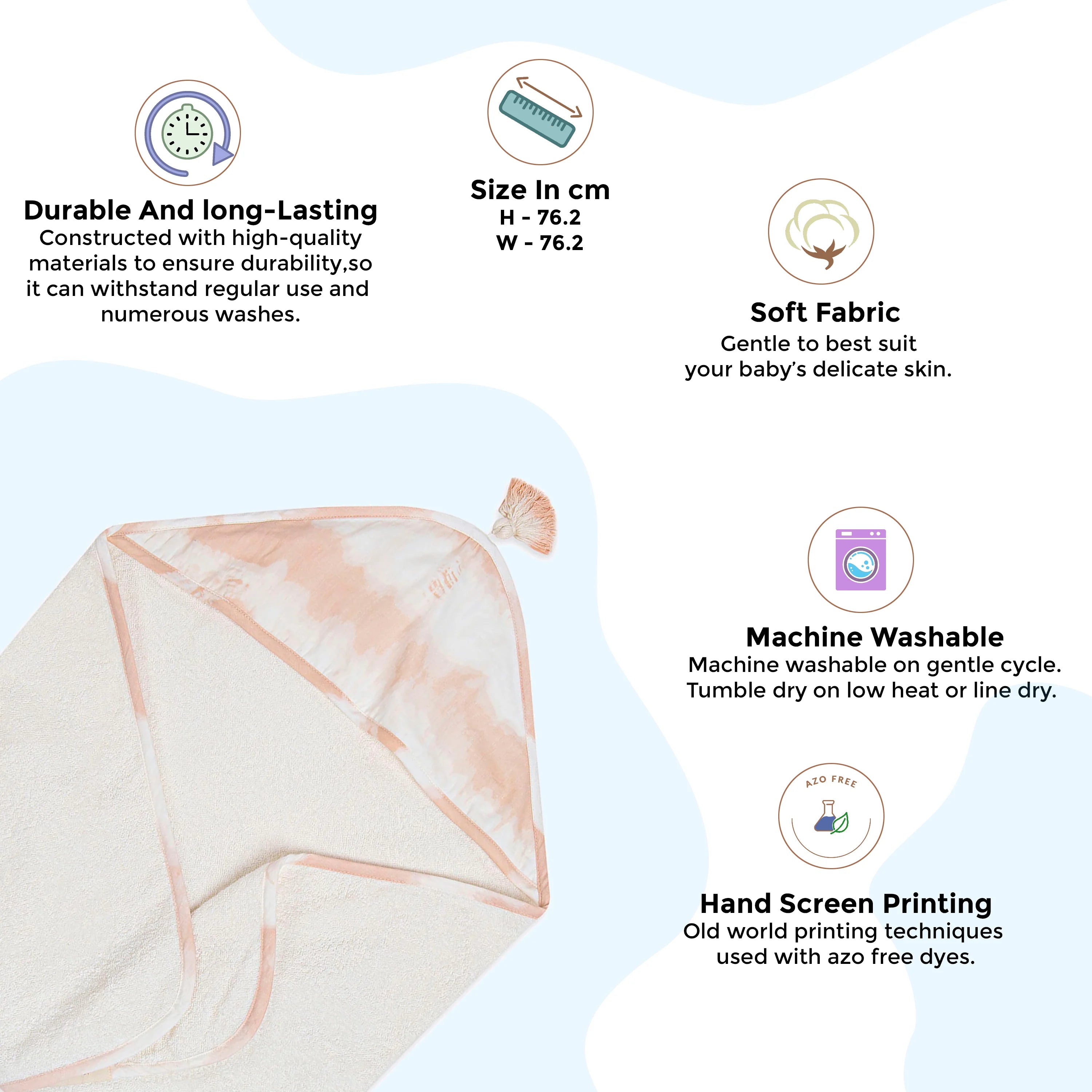 Hooded Towel - Parker Tie-Dye