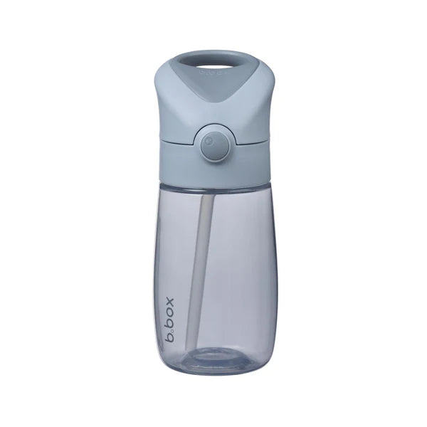 Straw Drink Bottle Junior 380ml Chill Out Blue