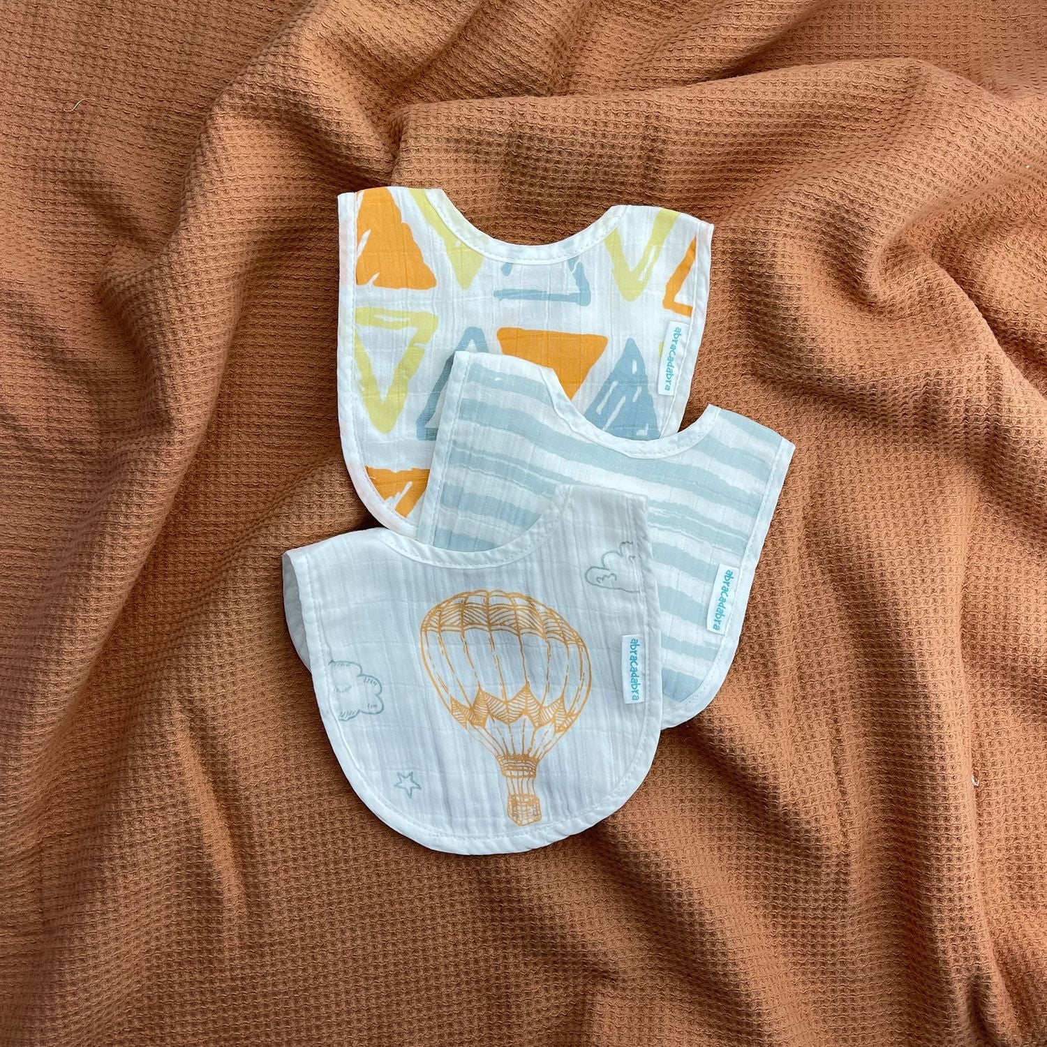 Muslin Bibs Hot Air Balloon