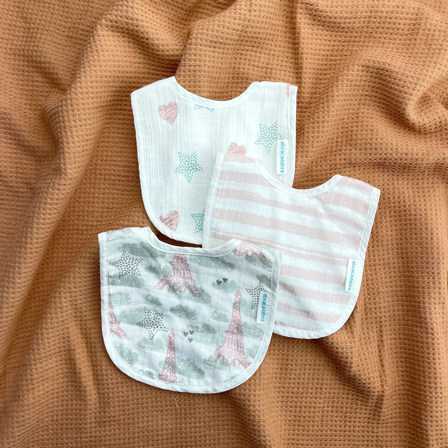 Muslin Bibs Eiffel Tower