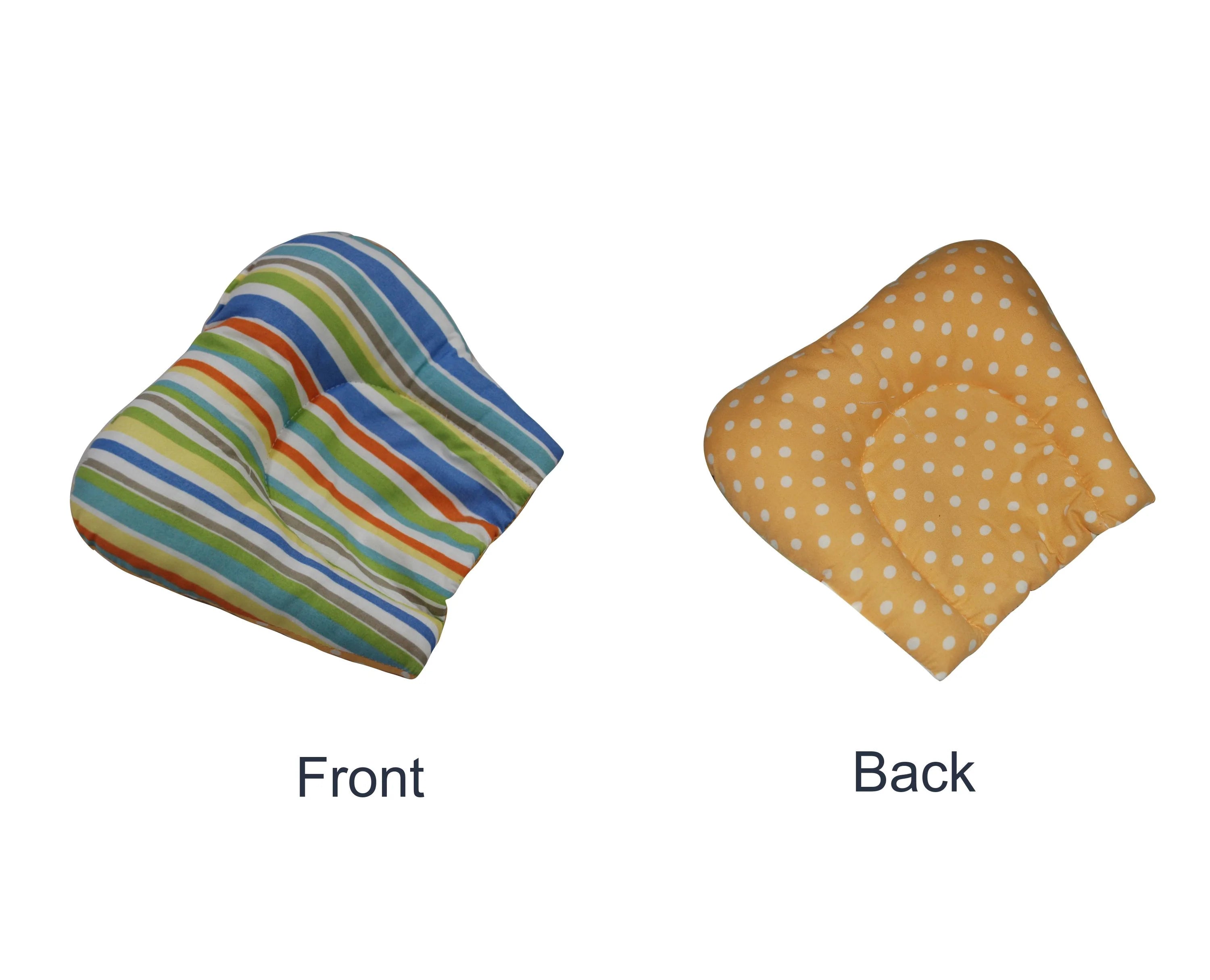 Cavity Neck Pillow Multi Stripe/ Yellow