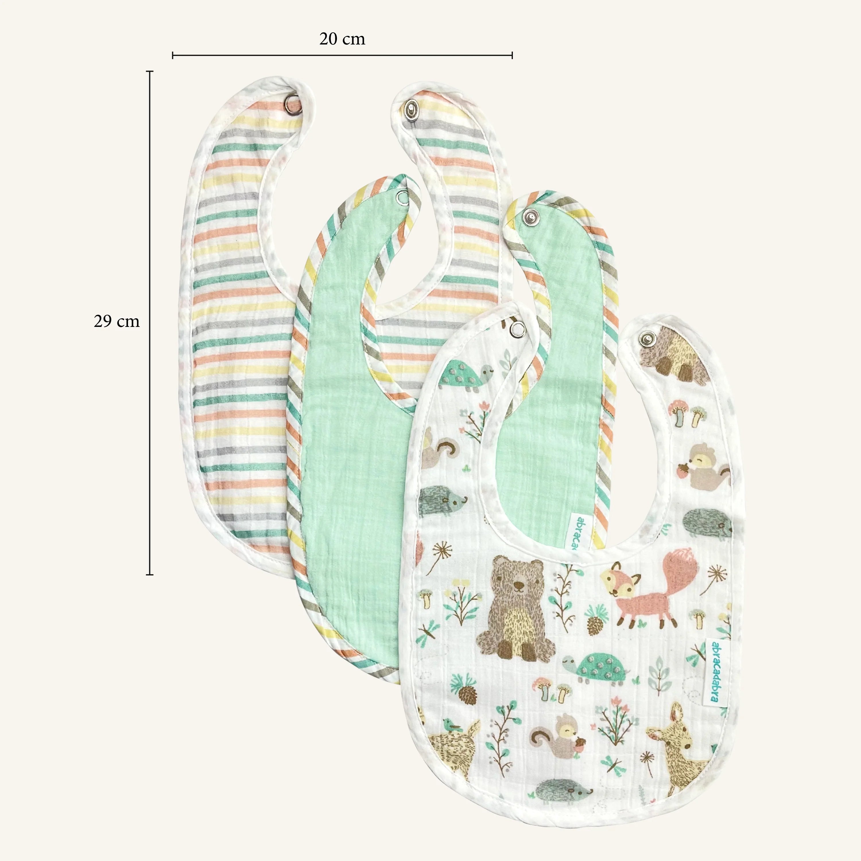 Muslin Bibs Bambi & Friends