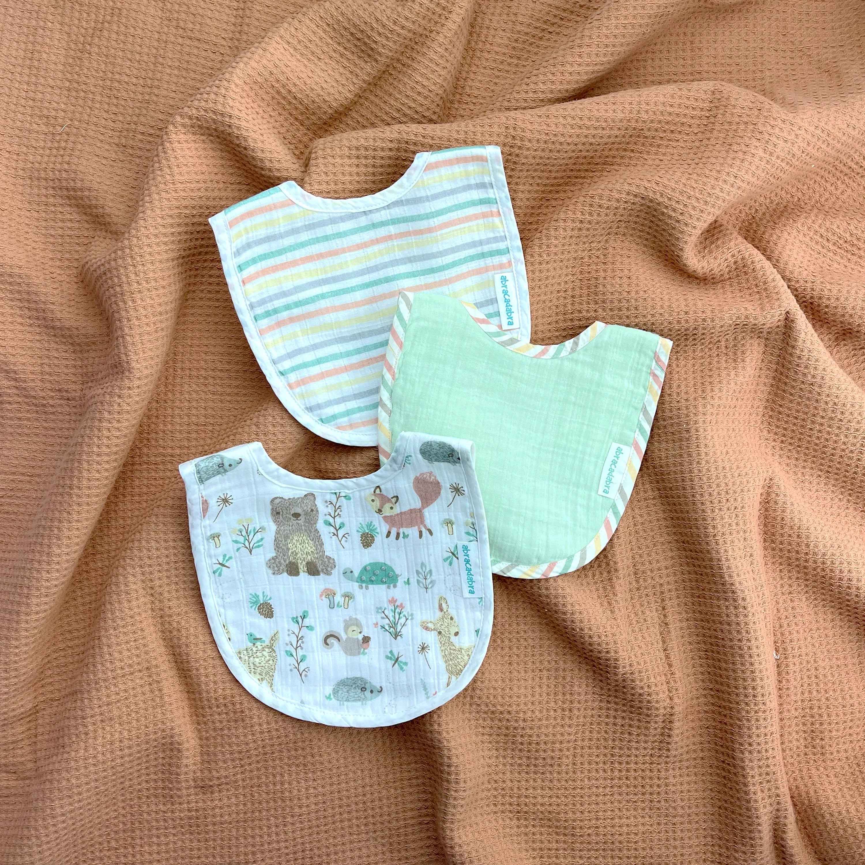 Muslin Bibs Bambi & Friends