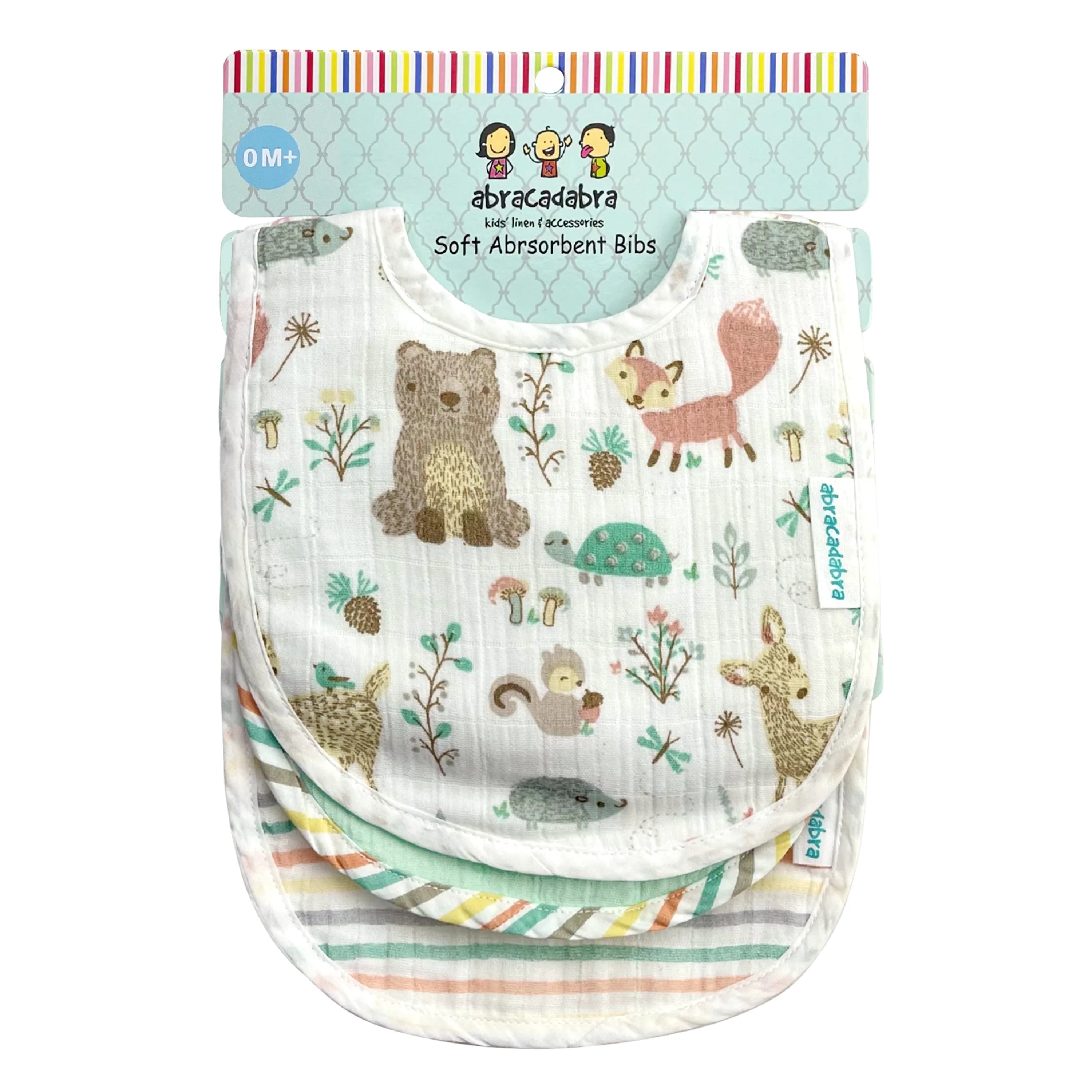 Muslin Bibs Bambi & Friends