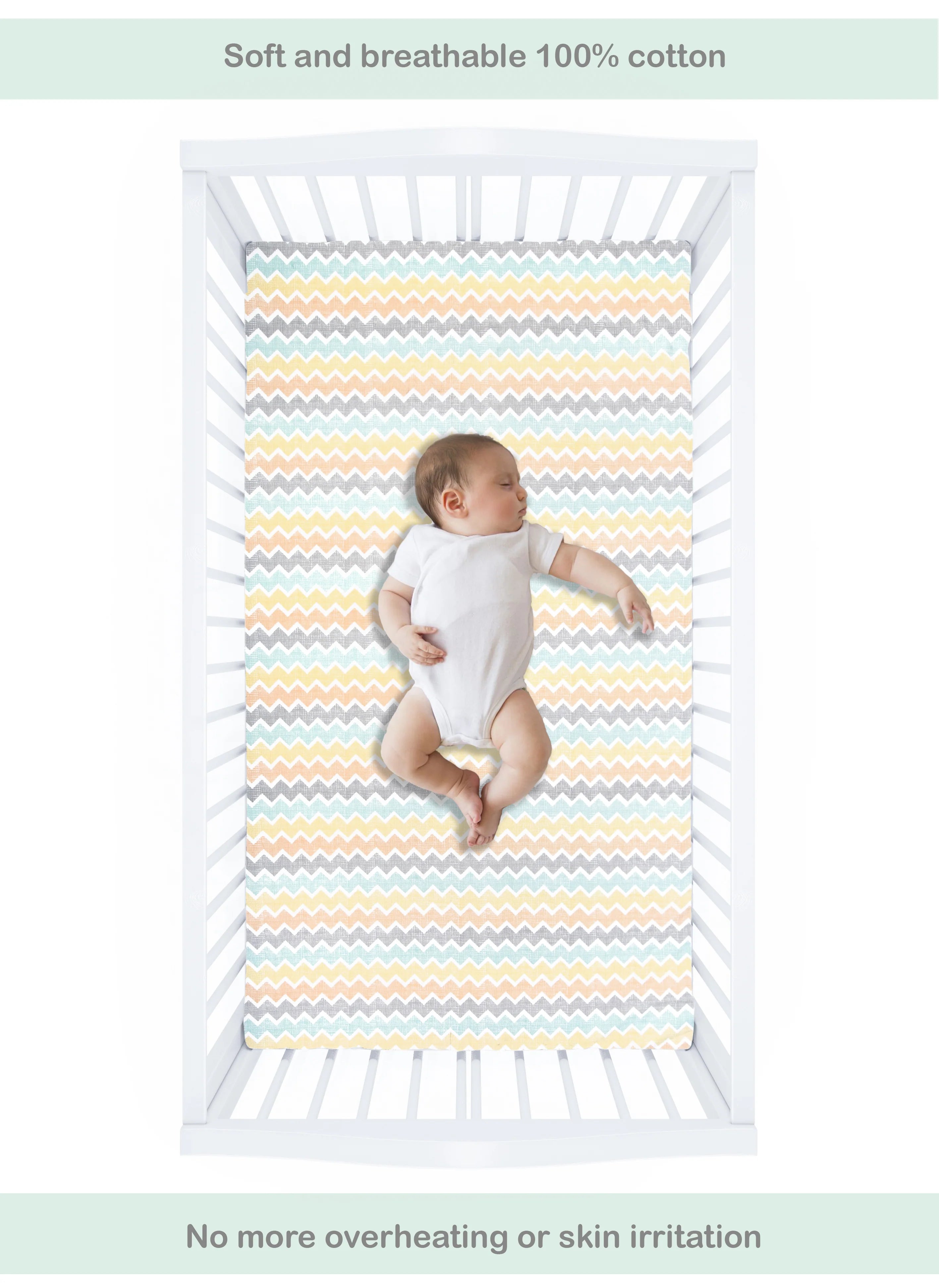 Flat Sheet (Set of 2) Sleepy Friends