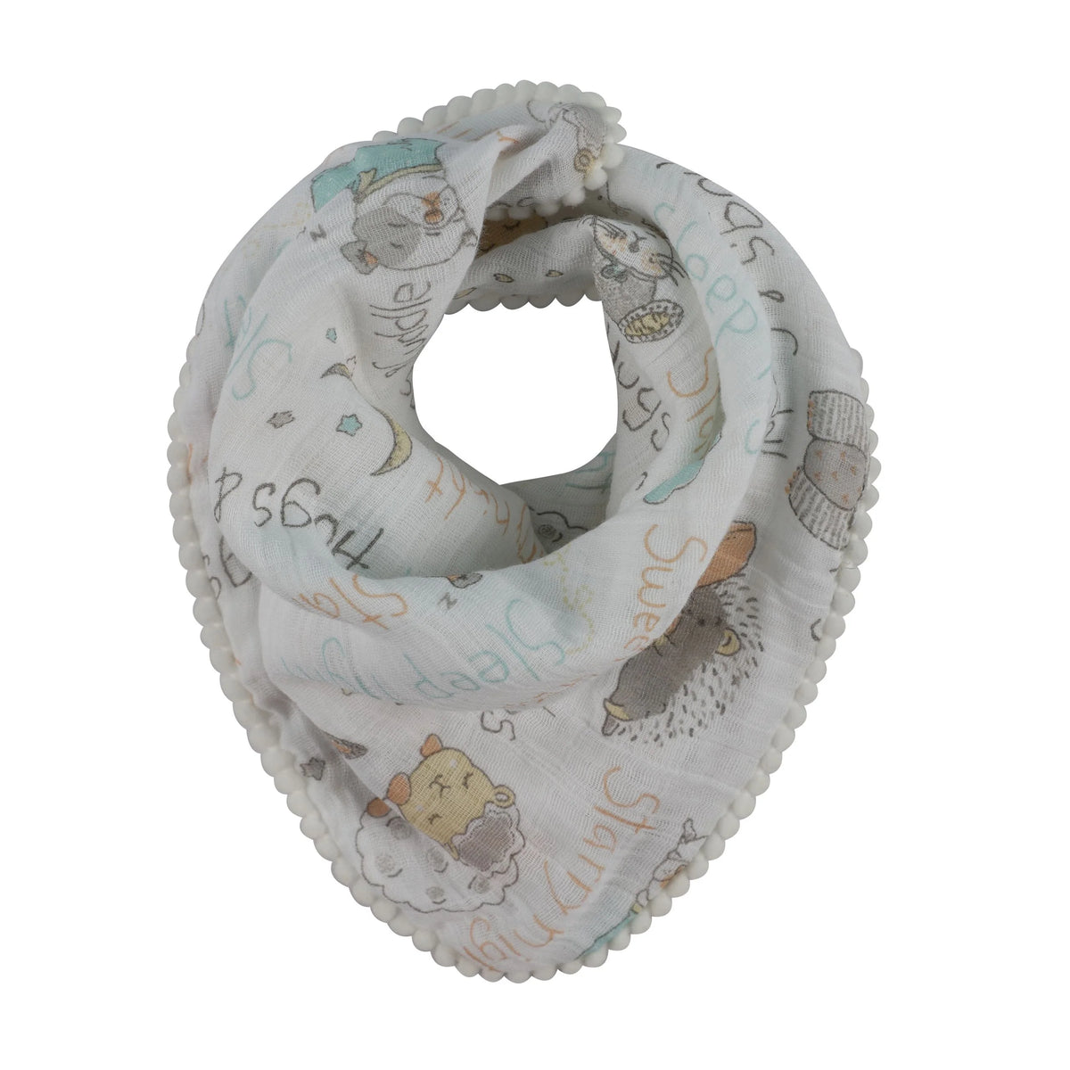 Muslin Bandana Bibs Sleepy Friends