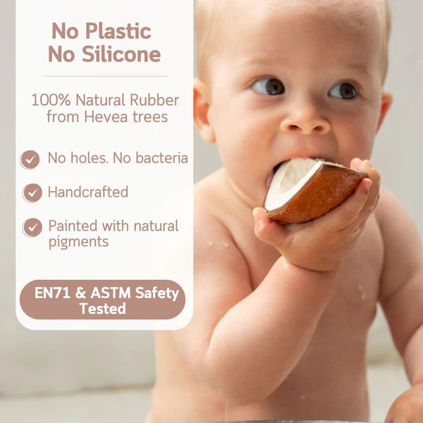Coco The Coconut Natural Rubber Teether