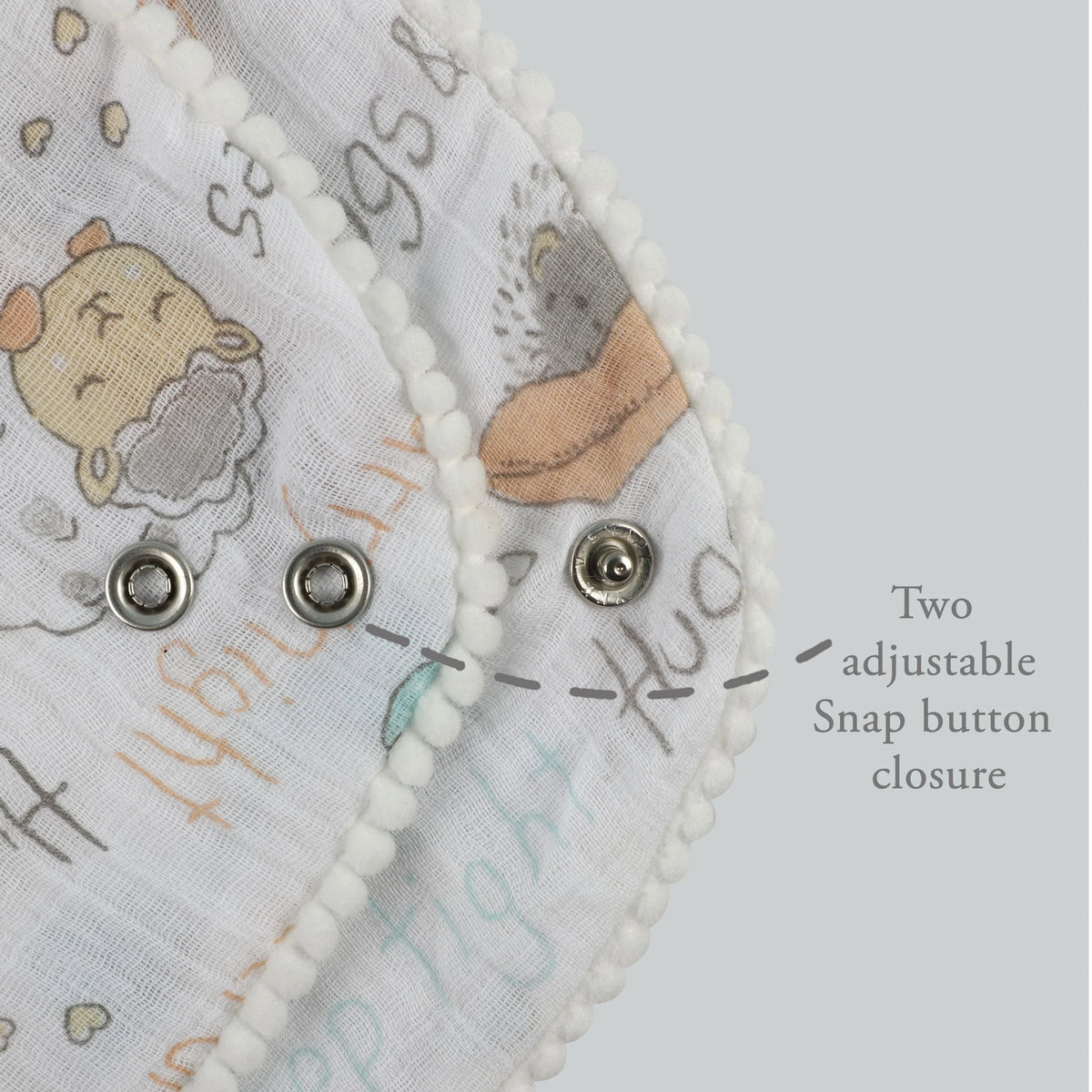 Muslin Bandana Bibs Sleepy Friends