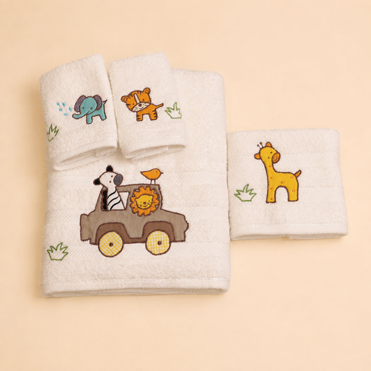 Bath Towel Set - Jungle Safari