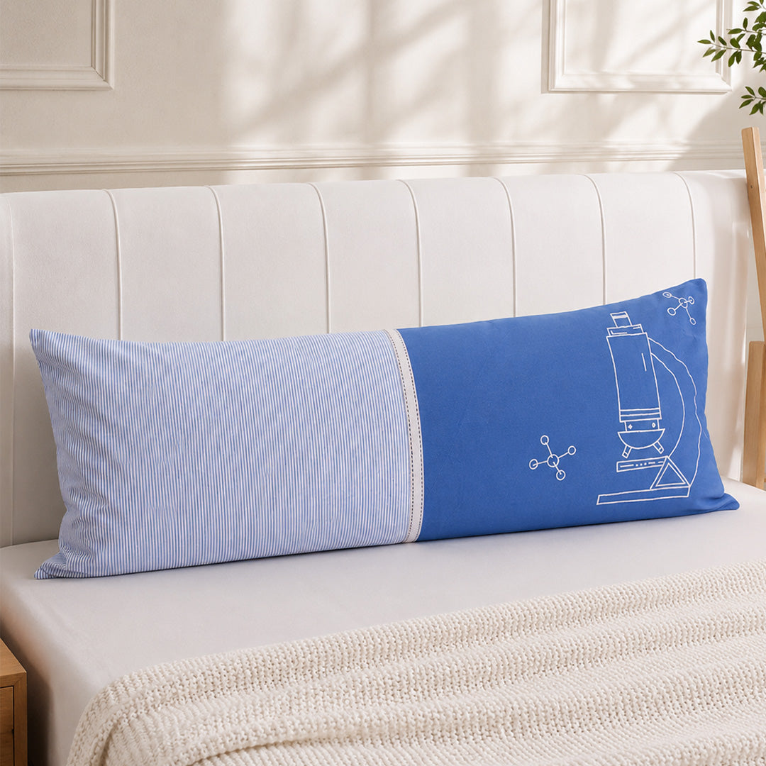 Doodle Dude Microscope Long Cushion Cover