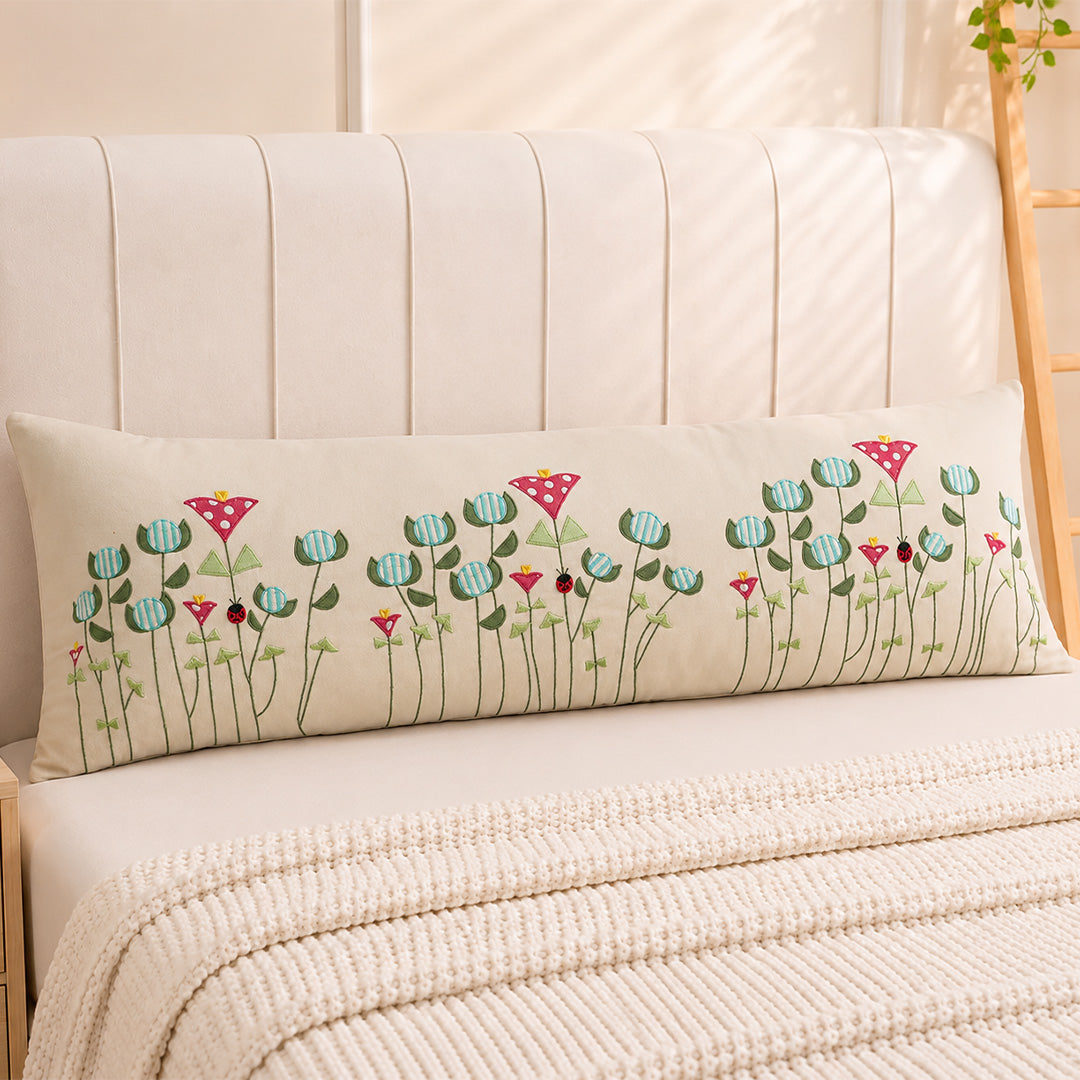 HAPPY SPRING LONG CUSHION COVER