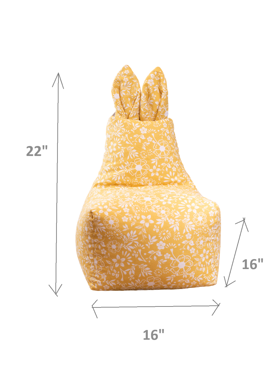 Bunny Yellow - BeanChair Cover