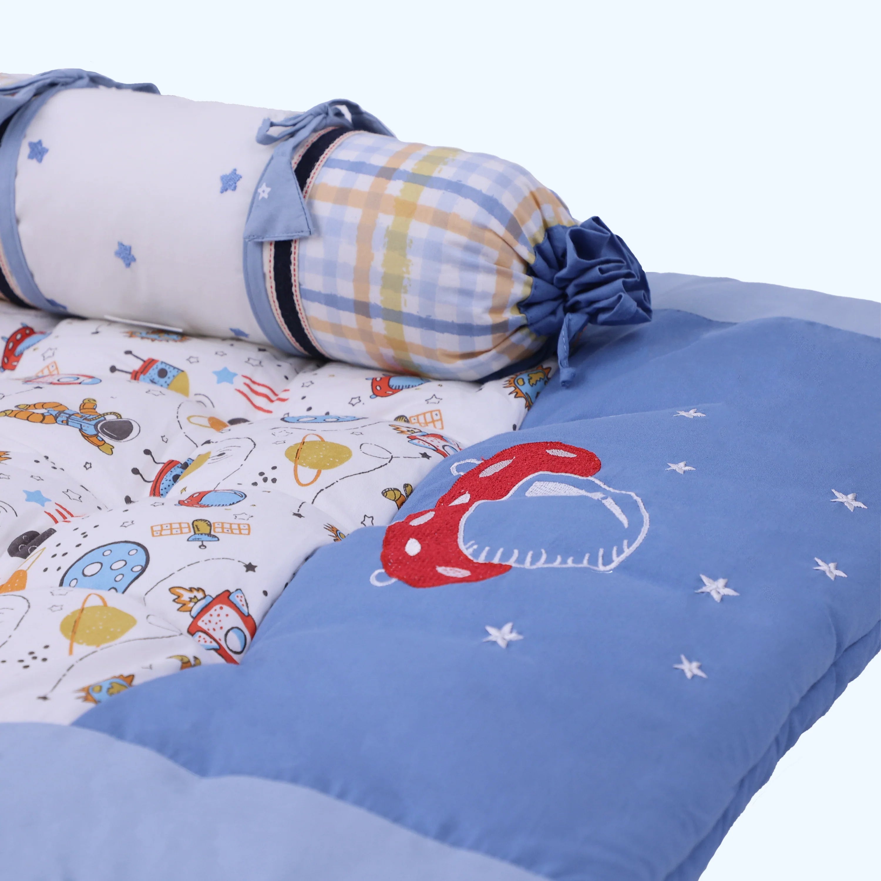 Gadda Set with 2 Bolsters - Rocketman