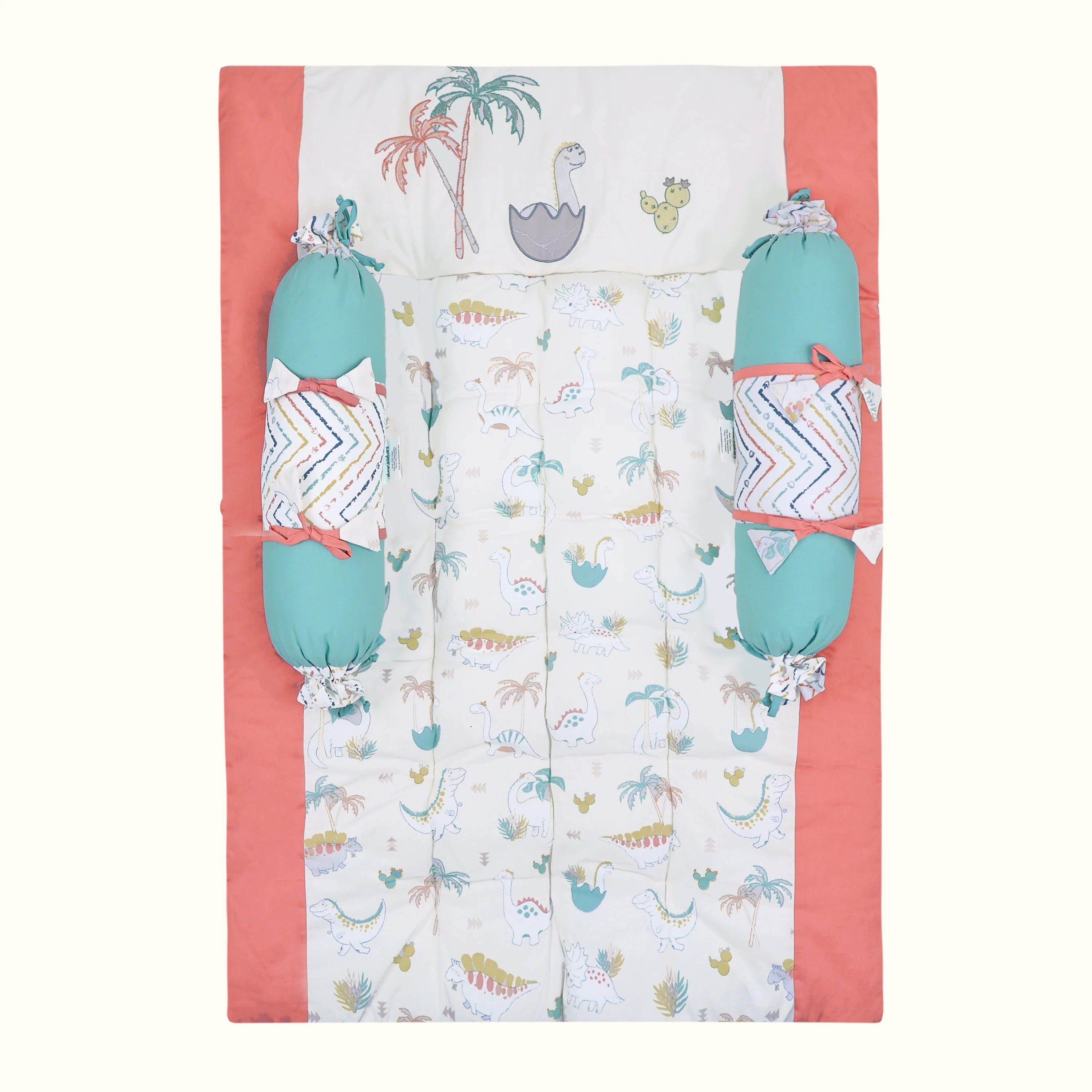 Gadda Set with 2 Bolsters - D for Dino