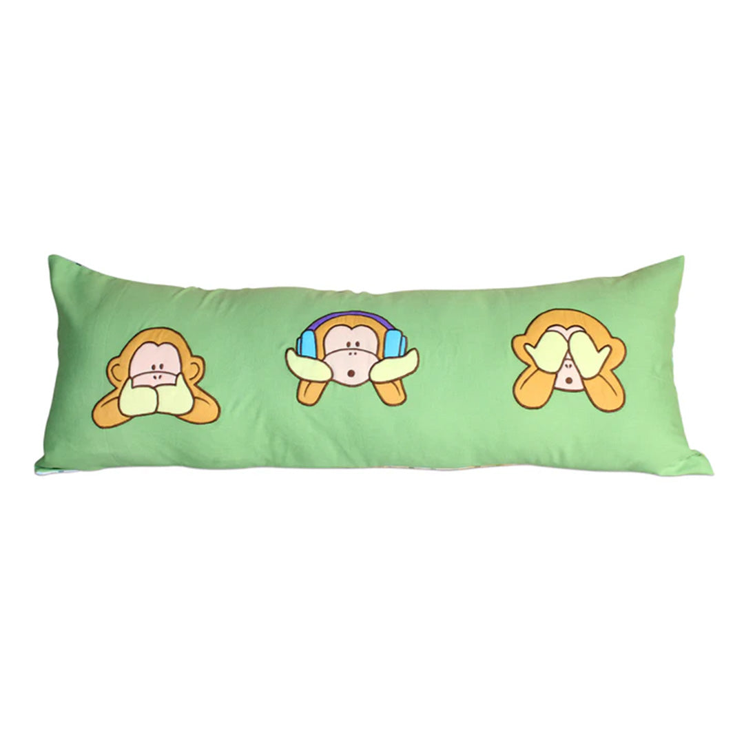 Hear No Evil Long Cushion Cover