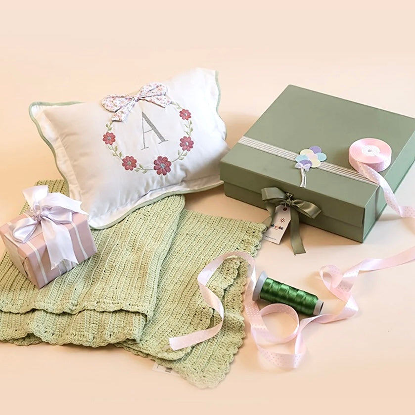 Monogram Baby Gift Set