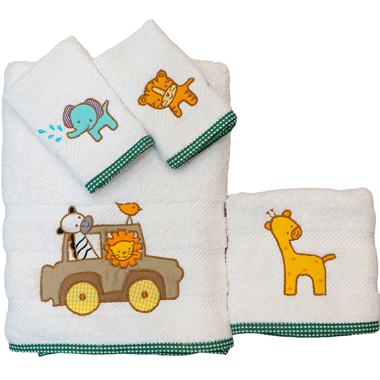 Bath Towel Set - Jungle Safari