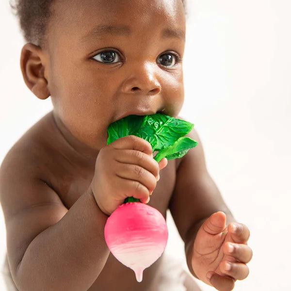 Ramona The Radish Natural Rubber Teether
