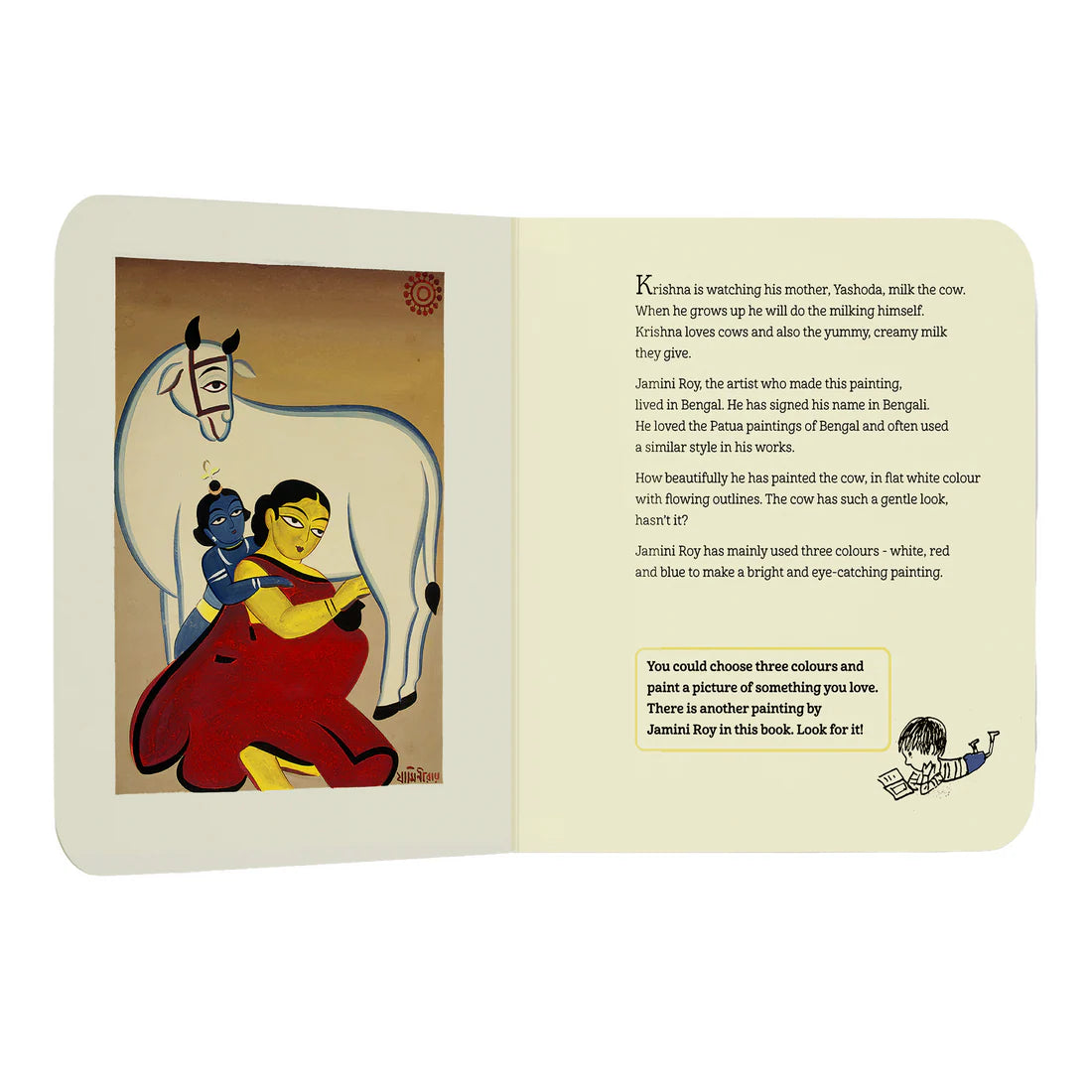 Neel, Krishna through art