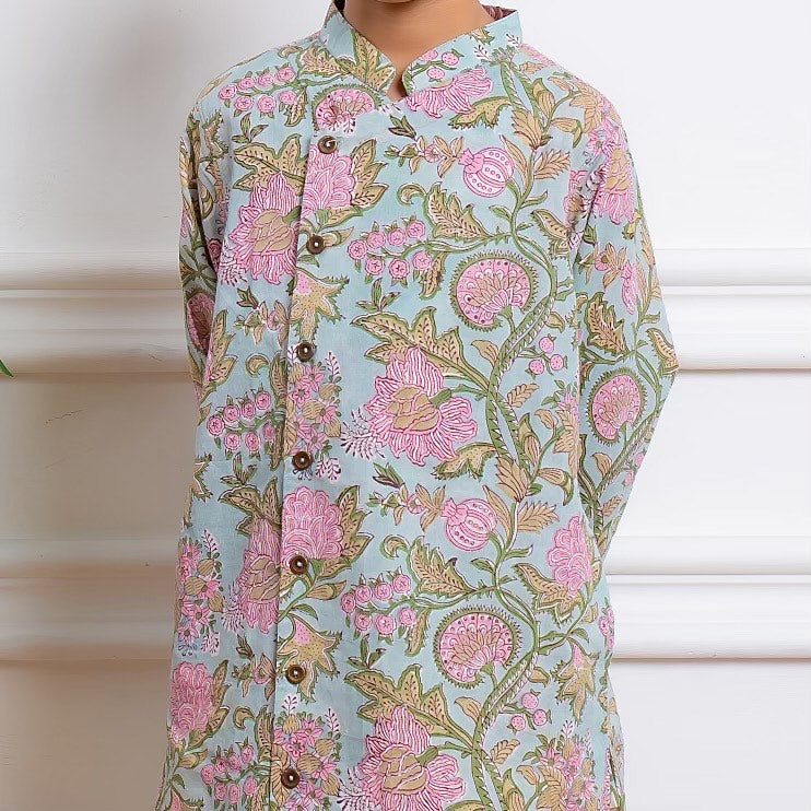 Angrakha with Dhoti Salwar Set