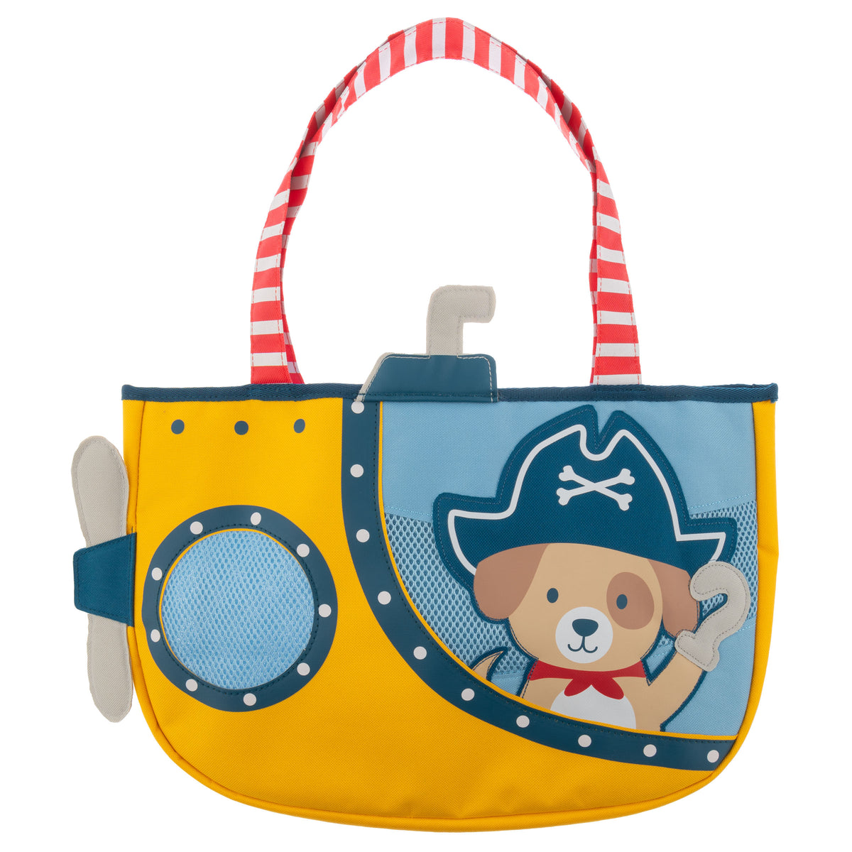 BEACH TOTE - PIRATE DOG