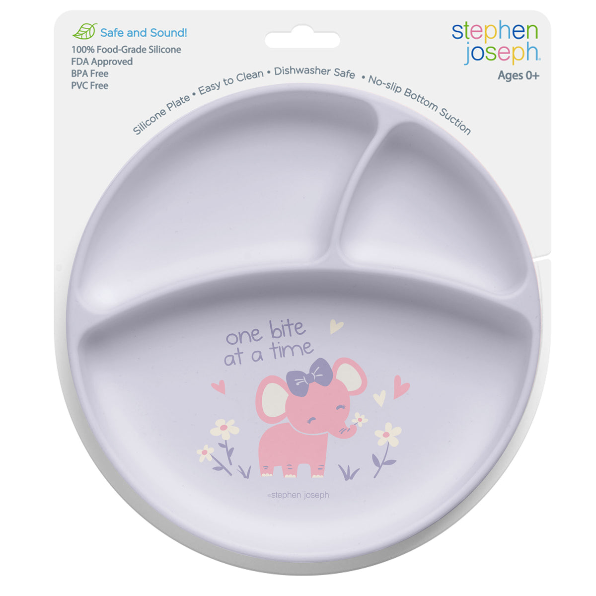 Silicone Baby Plate - Elephant