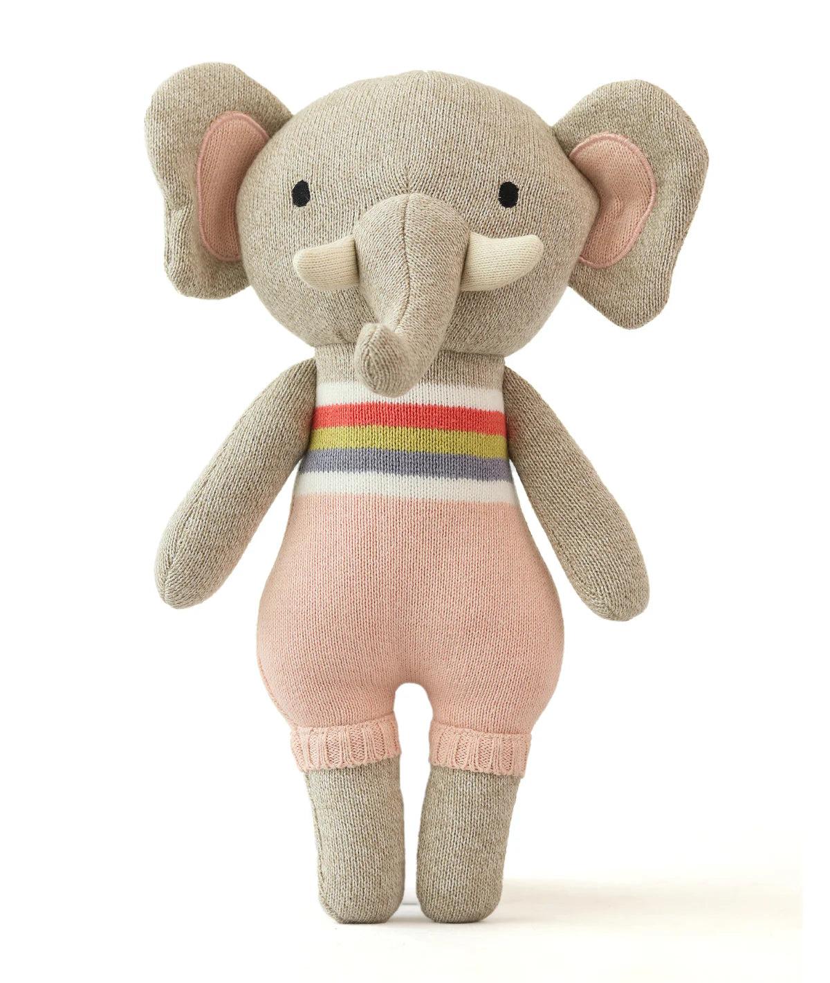 Ellie Elephant- Cotton Knitted Stuffed Soft Toy