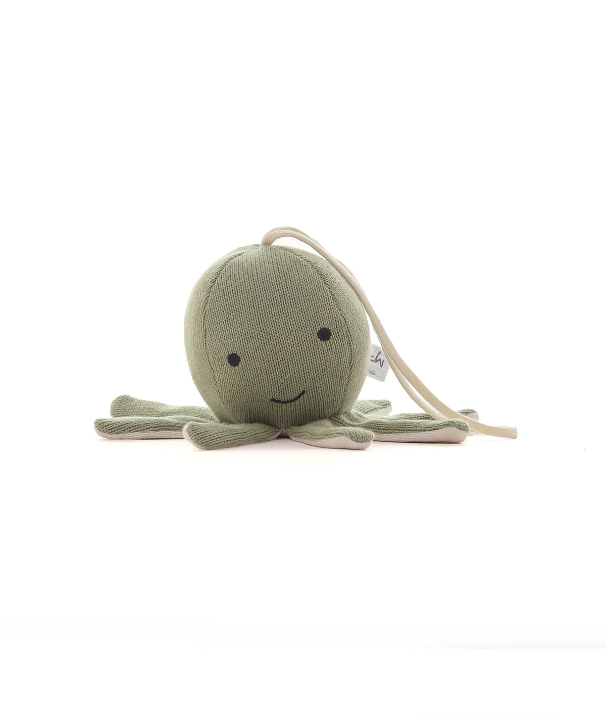 Ozy Octopus Cotton Knitted Stuffed Soft Music Toy(Desert Sage)