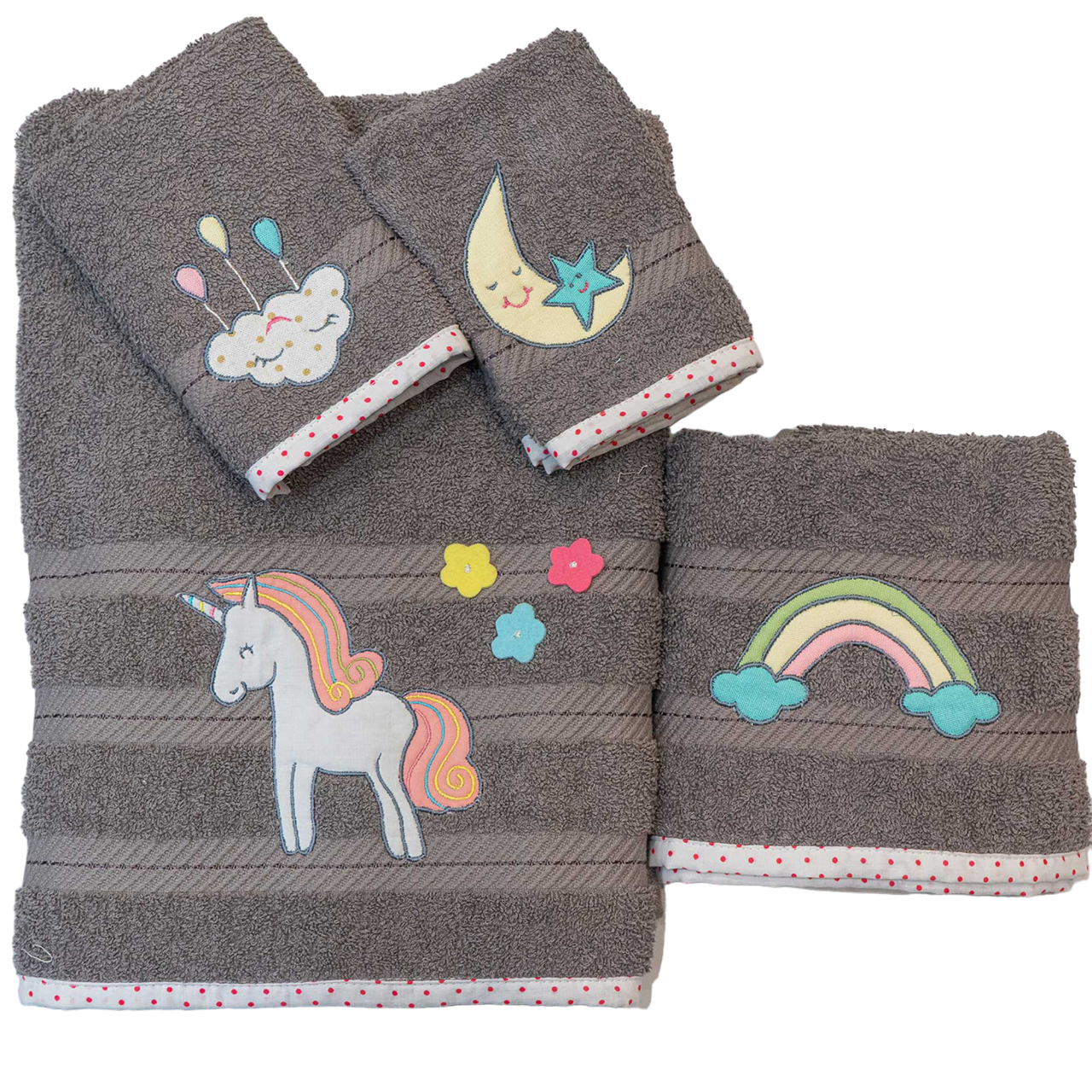 Bath Towel Set - Unicorn