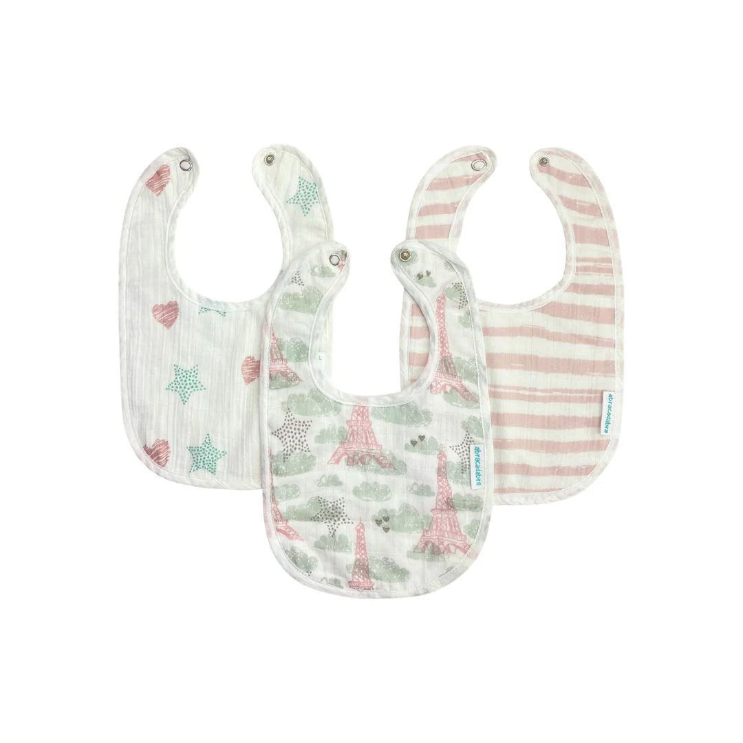 Muslin Bibs Eiffel Tower