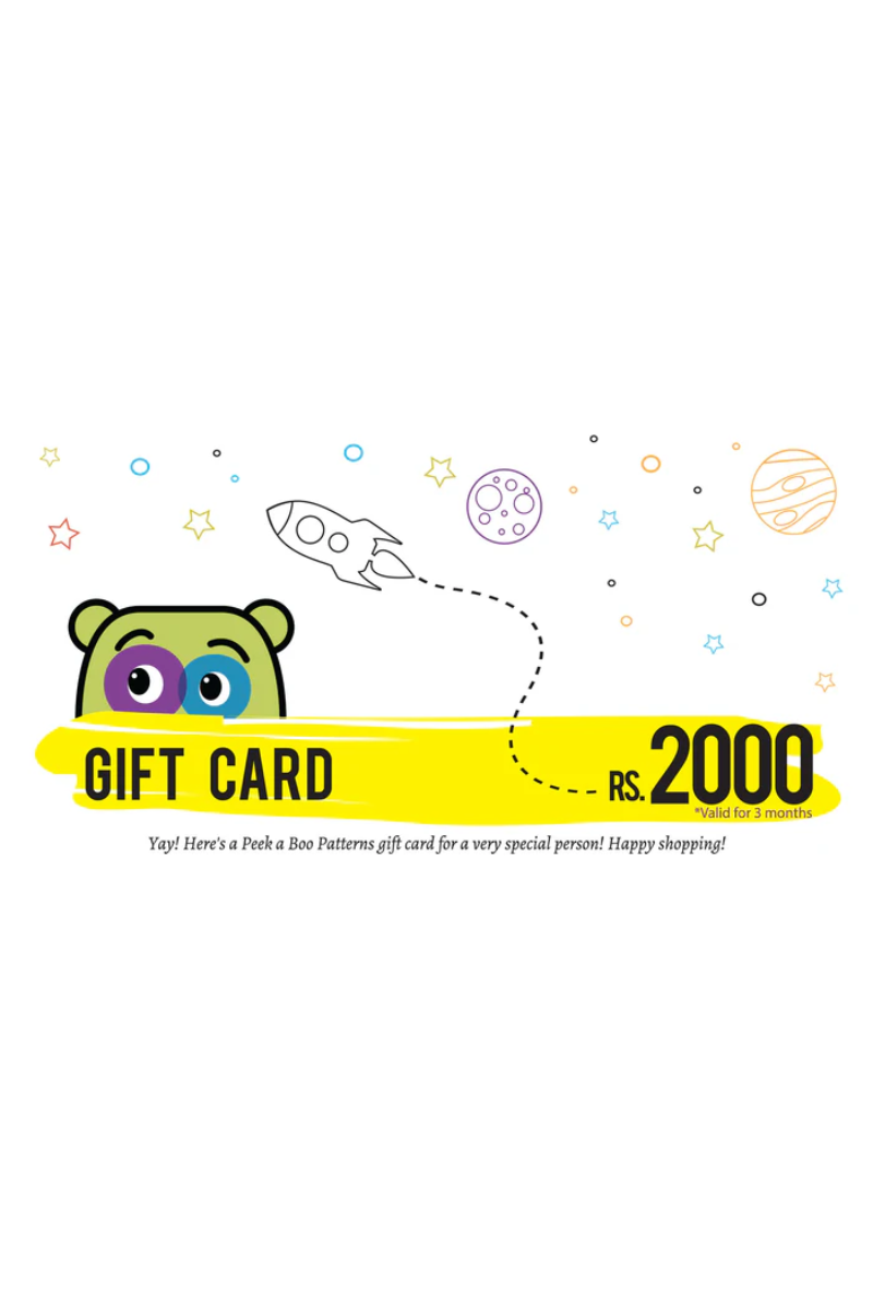 PEEKABOO Gift Card Rs 2000