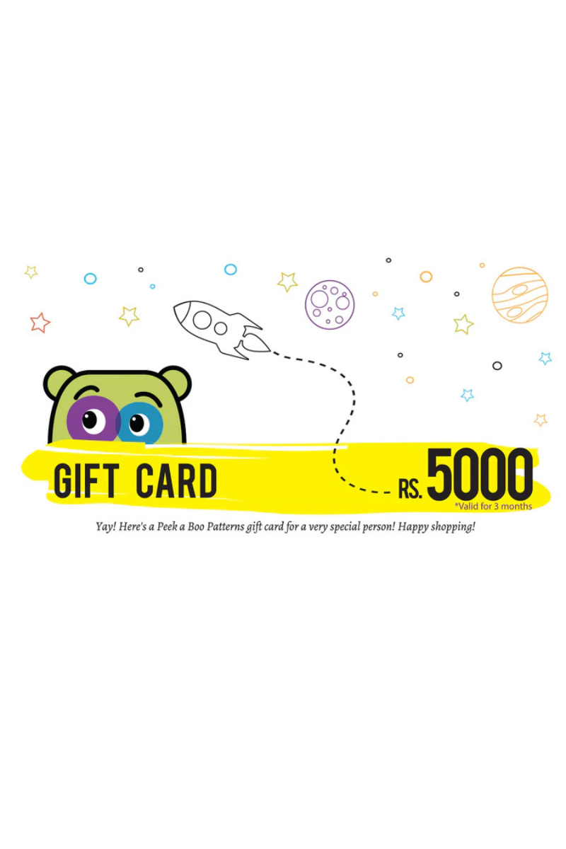 PEEKABOO Gift Card Rs 5000