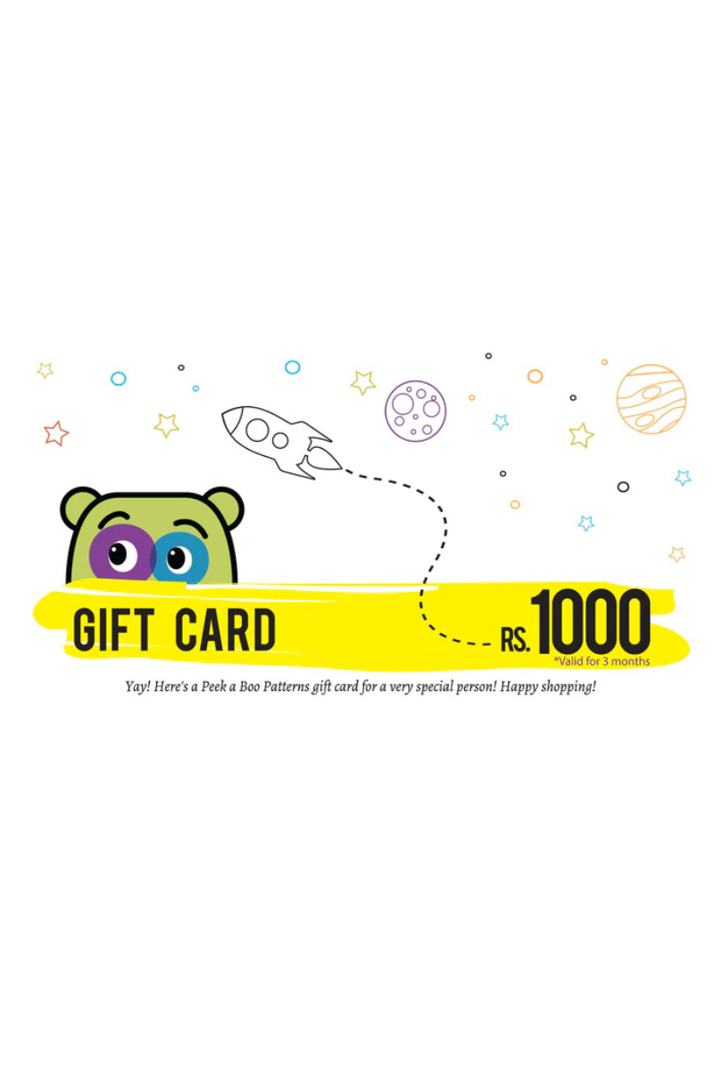 PEEKABOO Gift Card Rs 1000