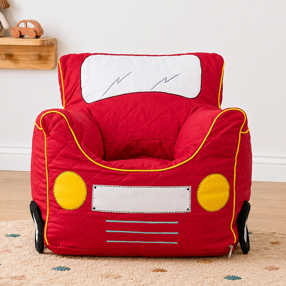 VROOM VROOM QUILTED - BEAN CHAIR COVER