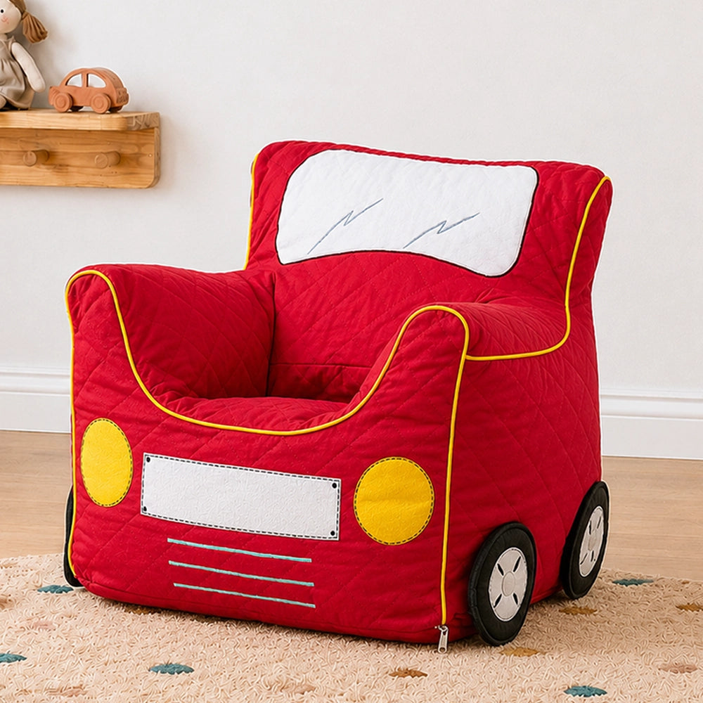 VROOM VROOM QUILTED - BEAN CHAIR COVER