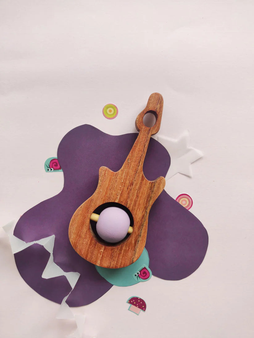 Guitar Wooden Rattle